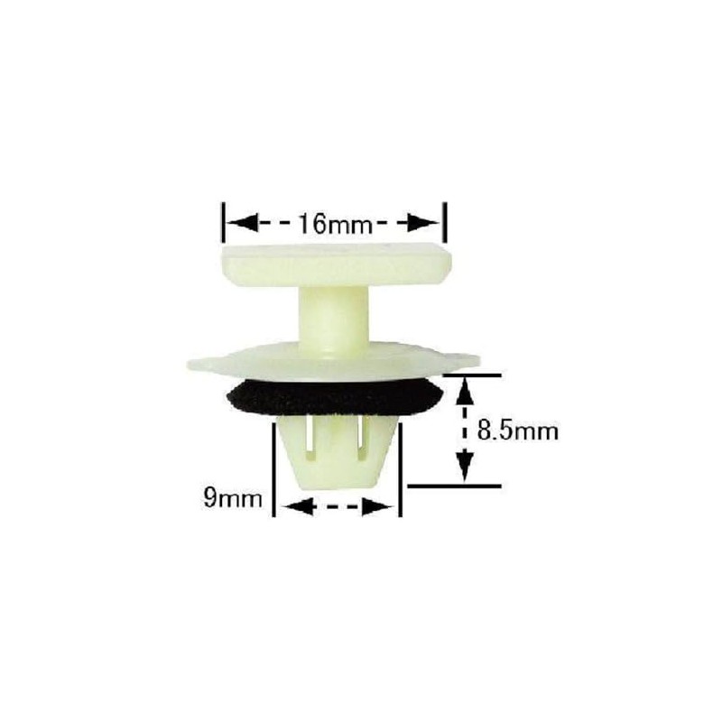 10 Pcs Push Rivet Side Skirt Clips Toyota Alphard Vellfire