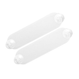 Downhill 2 PCS EZ Pass Holder, EZ Pass Holder for Windshield, Acrylic Windshield Sticker Holder with Strong Suction Cup, Universal for Most Toll Passes (Transparent)