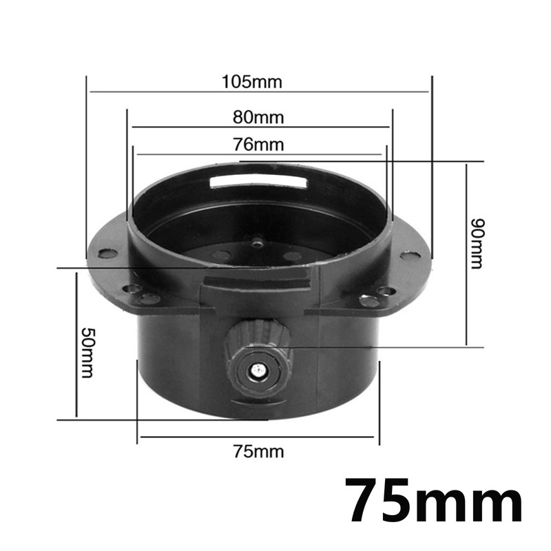 75mm Ducting Pipe Air Heater Valve, ZDHQLHJ Heater Outlet Connector