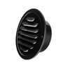 8 Inch Stainless Steel Air Vents, Black Louvered Grille Round