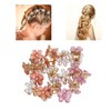18 Pinzas para el Cabello con Mini Flores, para el