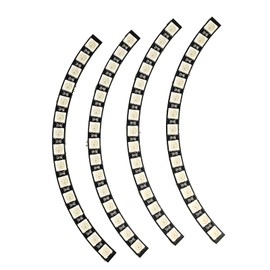 Sparkleiot 60 Bits 60 X WS2812 5050 RGB LED Ring Lamp Light with Integrated Drivers SK6812 for Arduino AVR PIC