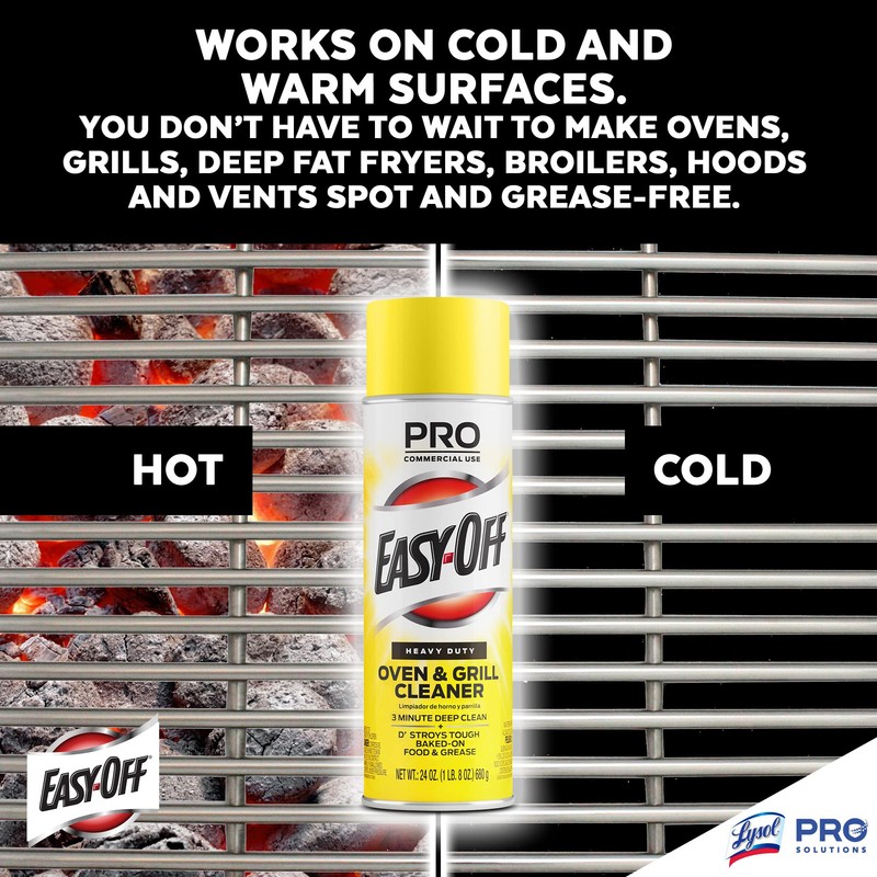 Easy Off Professional Oven & Grill Cleaner, Removes Tough Burnt