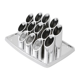 KNS Accessories KC9950 Vintage Speaker Cover, Chrome Pipe Organ Style, for 6x9, 1 Pack