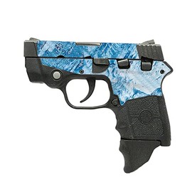 MightySkins Carbon Fiber Skin Compatible with Smith & Wesson M&P Bodyguard 380 (Green or No Laser) - Winter Rock | Protective, Durable Textured Carbon Fiber Finish | Easy to Apply | Made in The USA