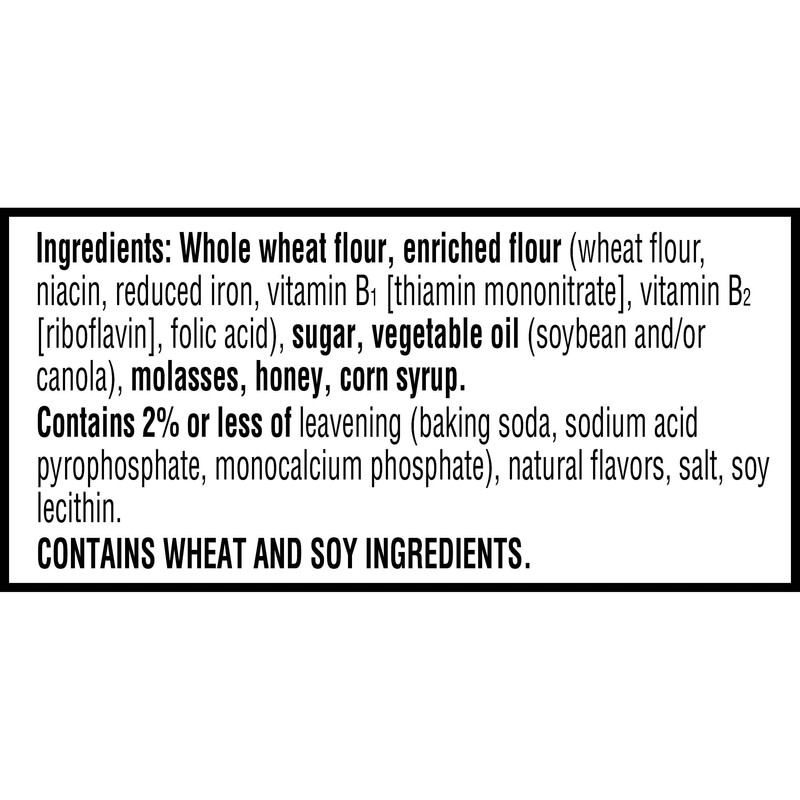 Kellogg's Keebler Grahams Crackers, Honey, 200/2 Count Packages, 0.49 Oz