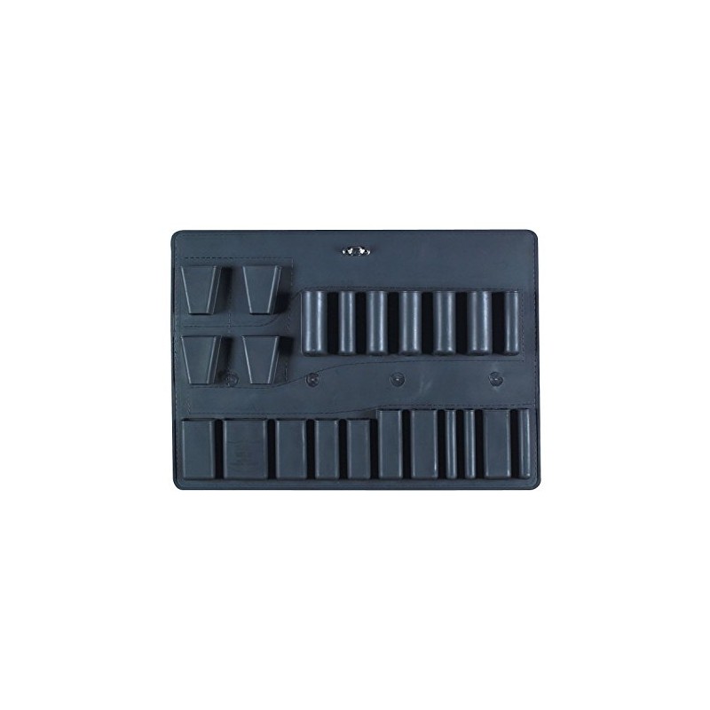 Platt, C PALLET, Storage Case Set, 17-1/4X12-1/4X1/2, Black