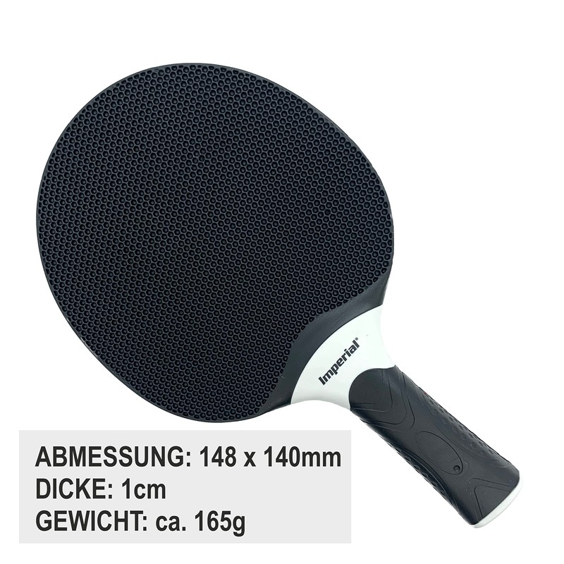 IMPERIAL Power Strike Table Tennis Bat (Black), TT Special -