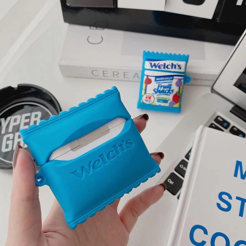 koytooy AirPod Pro用ケース キュートでユニークなカートゥーン キュートなファッションデザイン AirPodsカバー 女の子と男の子に最適 充電ケース (PRO/3 ブルー)