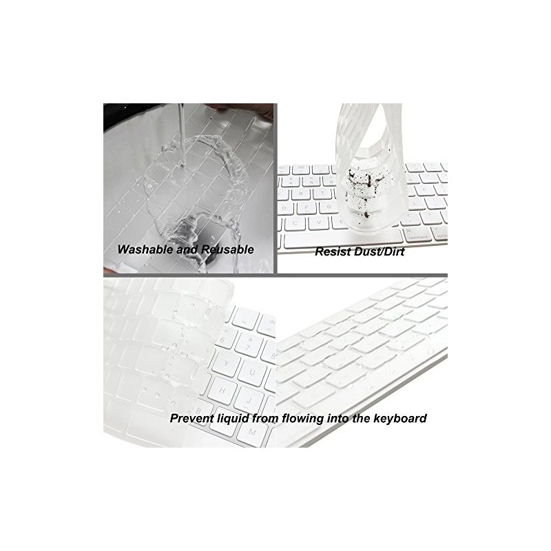 Proelife Ultra Thin Silicone Keyboard Protector Cover Skin For Apple