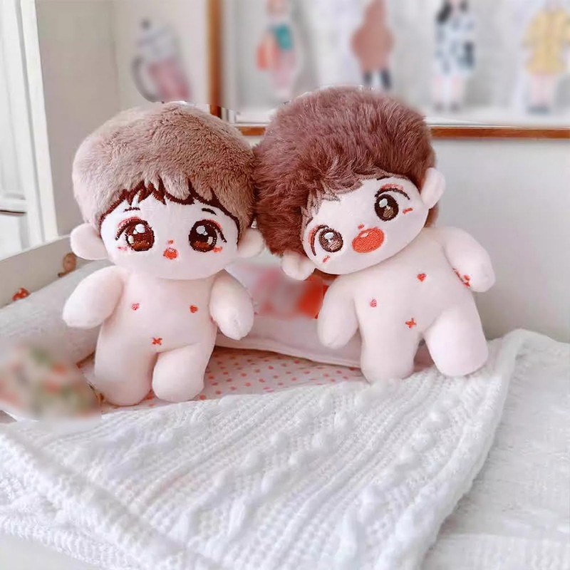 niannyyhouse 4 Inch Plush Doll Body, Humanoid Stuffed Toy with