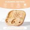 BABY REMEMBER Suction Plates Bowls Set for Baby Toddler Non-Toxic