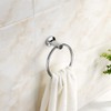 Stainless Steel Towel Ring, Bath Towel Holder Towel Ring, 6.3