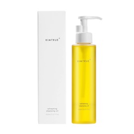 Kimtrue Cleansing Oil,Mekeup Remover, Oil-Based Facial Cleanser Gentle Makeup Removal,Deep Cleansing of Pores, Nourishing the skin,Refreshing Fragrance Free All skin types 150ml/5.07Fl Oz