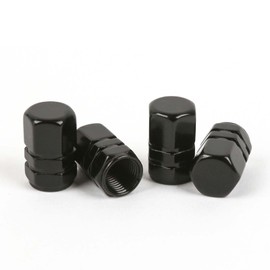 HUIKKJP Tire Air Valve Caps for Cars and Motorcycles 4 Pack Aluminum Corrosion Prevention for Automobiles and Motorcycles Wheel Air Valve Caps