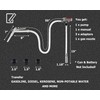 Fuel Transfer Pump Battery Powered Electric Portable Gas Can Tank