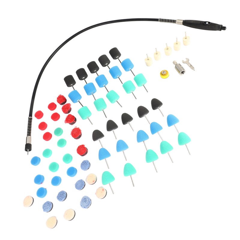 Polishing Pad Car Detailing Drill Polish Pads Sponge Flexible Shaft