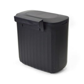 BC (b.c.l) b.c.l Trash Can Flip Dust Bin 7L Trash Can with Lid Black