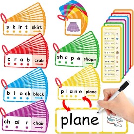 Phonics Flash Card ，Kasfalci，Learn to Read ，Blends and Digraph Cards ,phonics games， sight word games，learning activity，educational toys:_other