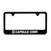 Ball Capsule Corp License Plate Frame | Black Metal |