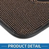 A ABSOPRO Car Armrest Cushion Pad Non-slip 12.20"x8.46" Suede Champagne