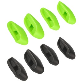 BLAZERBUCK Replacement Nose Pads Nose Piece for Oakley Half Jacket 2.0 OO9144/Half Jacket 2.0 XL OO9154 Sunglasses - Black + Green