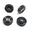 20 Thumb Nuts 1/4-20 x 1 Inch Wide Knurled Plastic Head Thumb Nuts - Made in USA