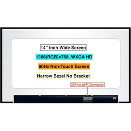 EM EMAJOR TECH New Screen Replacement for HP N00083-001 1366X768 HD Non-Touch Replacement LED Screen Display with Set of Tape and Tools