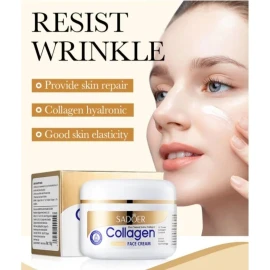 Crema Colageno 100% Reafirmante Aclarante Cara Cuello Cutis
