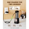 Sangcon Electric Salt and Pepper Grinder Set Shakers 2 IN