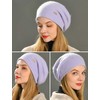jaxmonoy Cashmere Slouchy Knit Beanie Hat for Women Winter Soft
