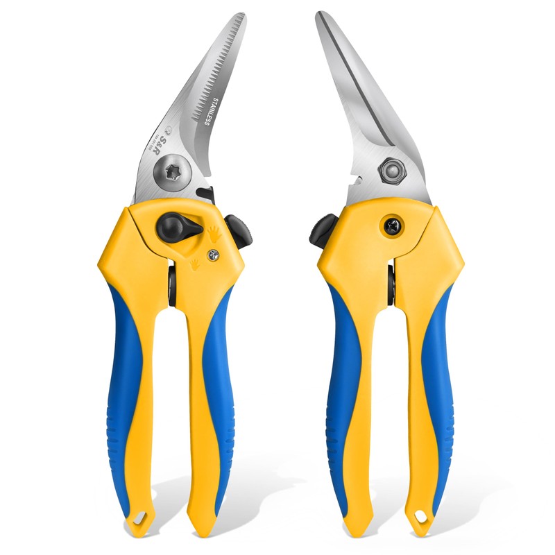 S&R Multipurpose Combination Scissors 200 mm, 50 mm Stainless Steel