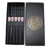 AAF Nommel®, Asia Chopsticks Gift Set 5 Pairs Wooden Black