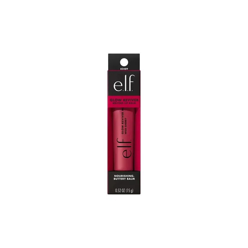 E.l.f. Glow Reviver Melting Bálsamo Brillo Labial - Wild Cherry