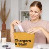 Ythuil Chargers & Stuff Makeup Bag, Travel Gifts for Women