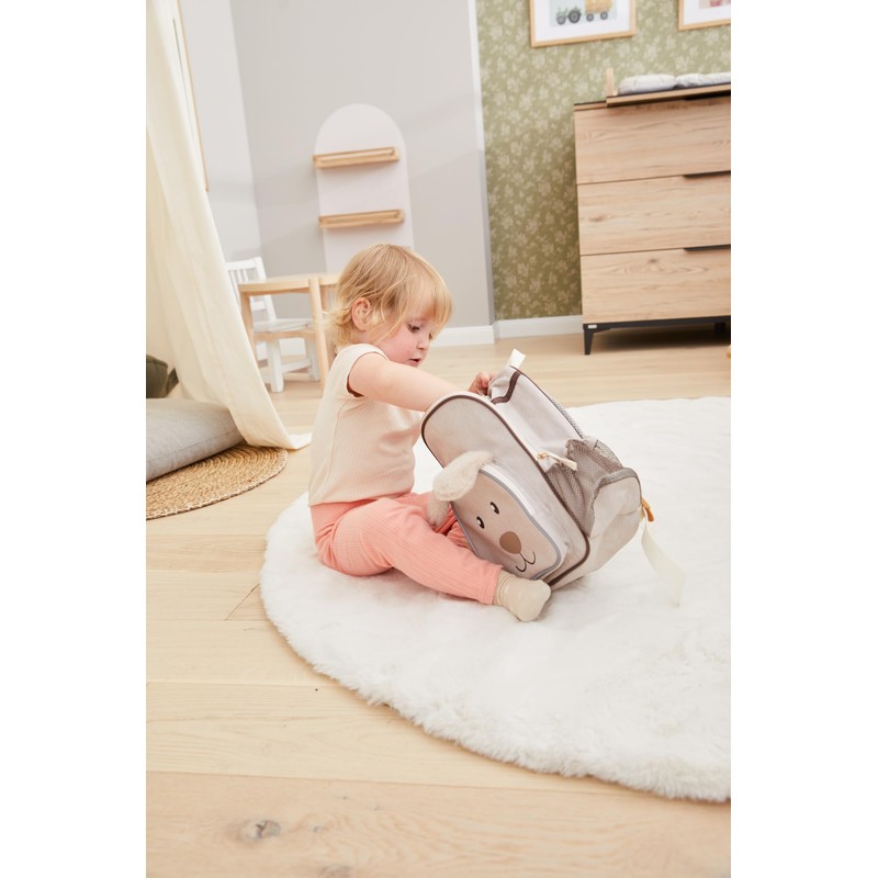 Sterntaler Unisex Baby Dog Lucky Children's Backpack, Beige, beige