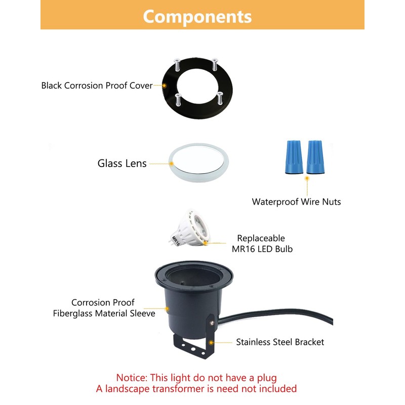 Cheopha Pond Lights for Outdoor Ponds Fountain Lights LED Underwater