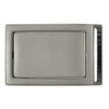 FREDERIC HERMANO Belt Buckle 30 mm Metal Silver Anthracite -