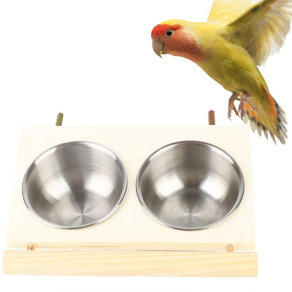 SALUTUYA Safe and harmless parrot feeding bowl for water feeding