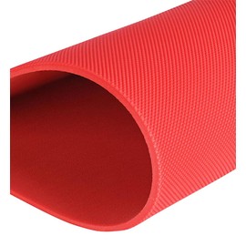 Shoe Sole Repair Rubber Soling Sheet, Shoes Bottom Repairing Material, 5/32 Inch (4 mm) Thickness (Red)