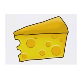 Azeeda Large 'Cheese' Temporary Tattoos (TO00030593)