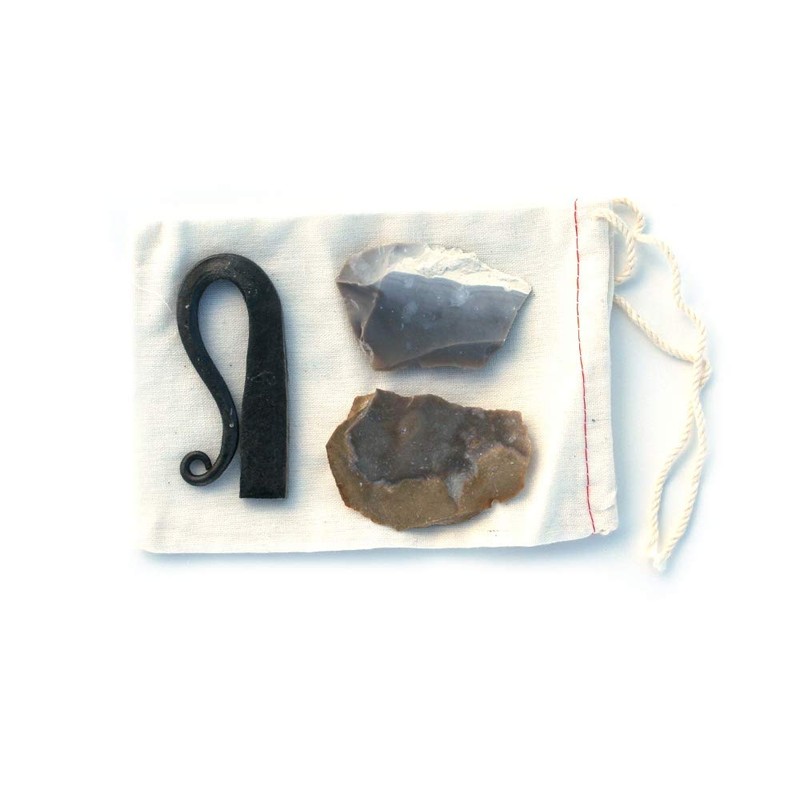 FIREBOX STOVE Quality Flint and Hand Forged Steel Striker