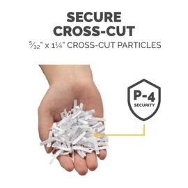 Fellowes Powershred LX70-DB 11 Sheet Cross-Cut Household Paper Shredder for Home Office