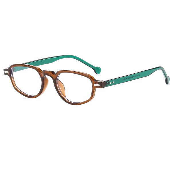 Long Keeper Oval Blaulichtfilter Brille Damen Herren Retro Anti Blaulicht