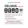CELSIUS Sparkling Peach Vibe, Functional Essential Energy Drink 12 Fl
