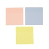 12-Pack 3x3-Inch Transparent Sticky Notes, 5.2mil Clear Plastic Self-Stick Sheets