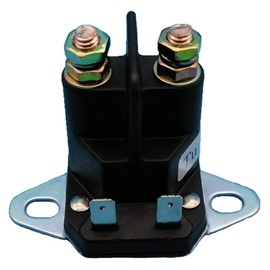 Tuzliufi Starter Solenoid Relay 12V 4 Terminals Copper Contact Compatible with Husqvarna 812-1201-211 812-1221-211 862-1241-211-12 862-1221-211-20 93265-19 93265-1WR 192507 532192507 M008842-00 Z401