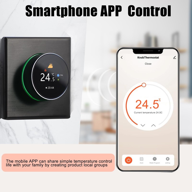 Decdeal Home automation thermostat smart thermostats WiFi Smart Thermostat Temperature