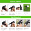 Biling Solar Spot Lights Outdoor, Bright 700 Lumen Solar Outdoor