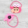 Eye Planning Crayon Shin-chan Hair Rubber 2P Pink K1856A